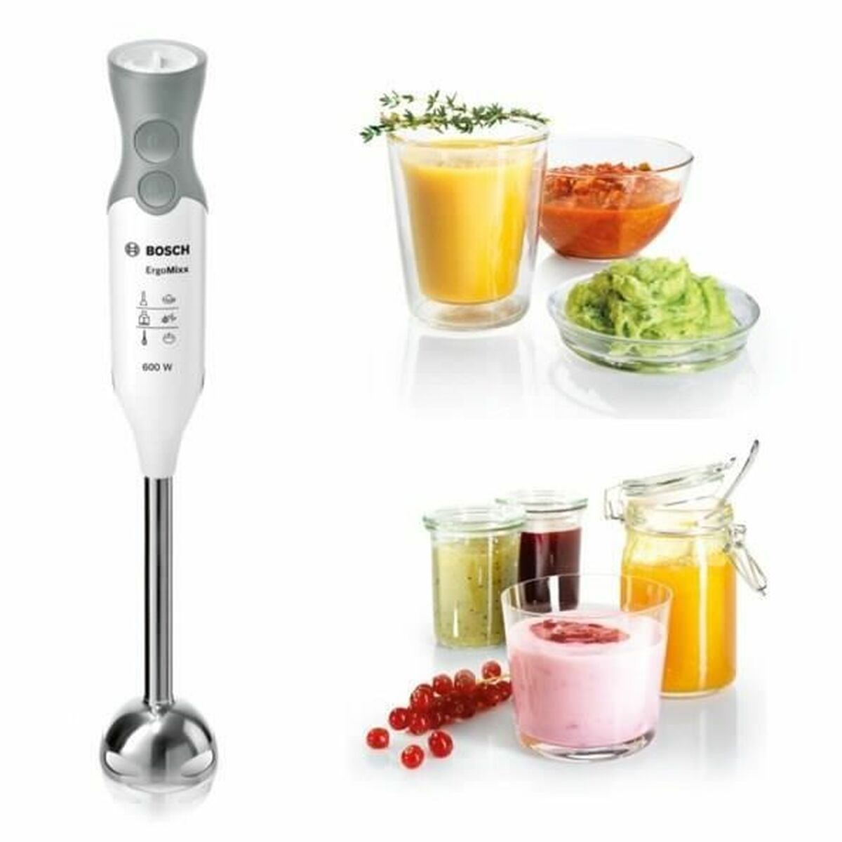Rankinis trintuvas BOSCH MSM66150 Balta Sidabras 600 W